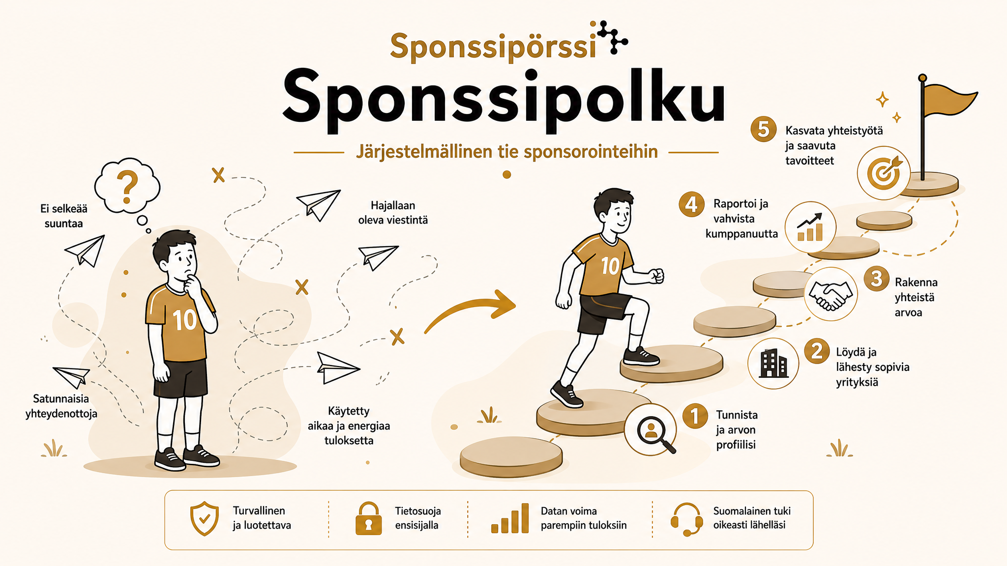 Miten sponsoroinnista tehdään järjestelmällistä