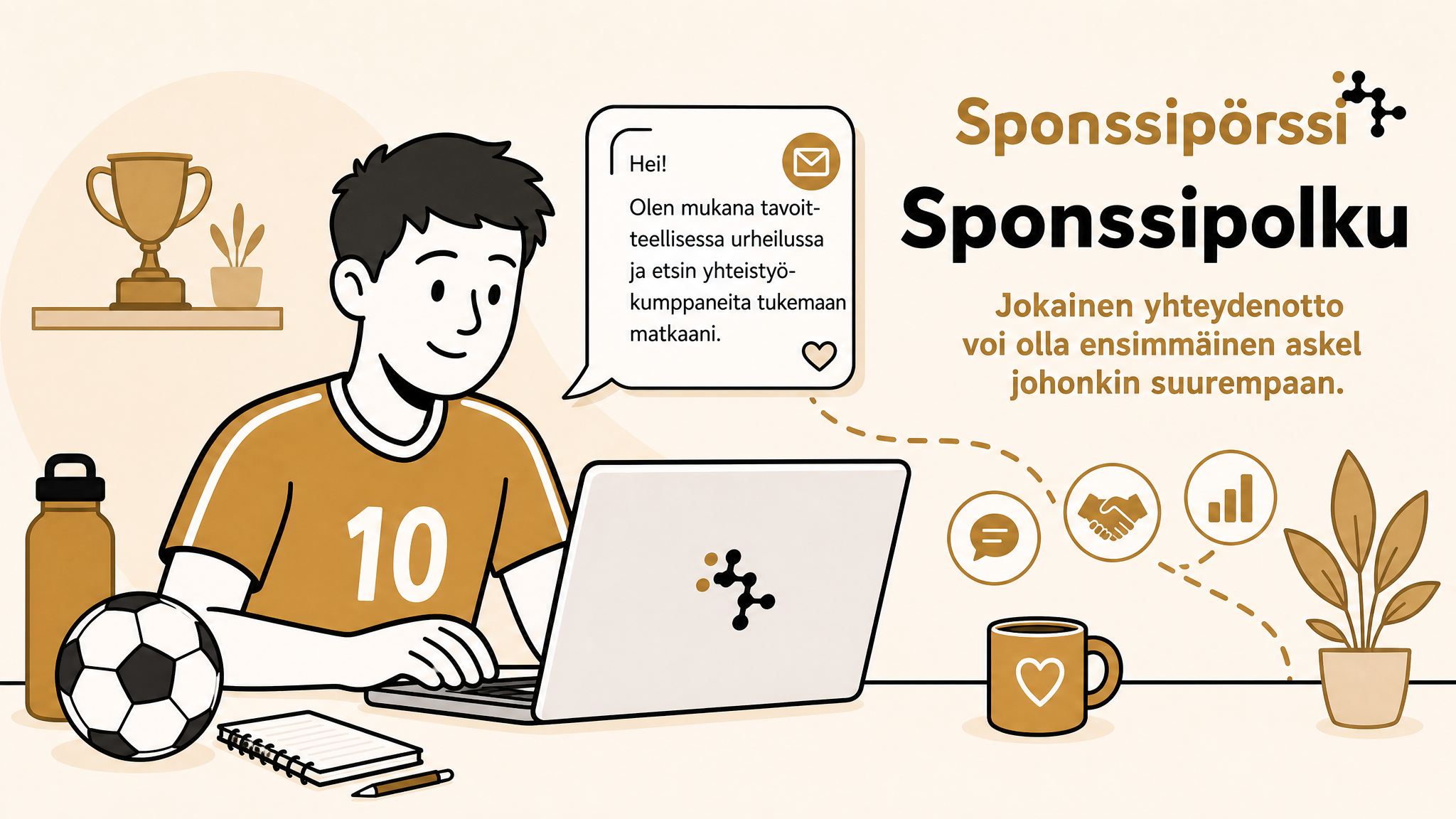Sponsoriviestin tavoite ei ole sopimus