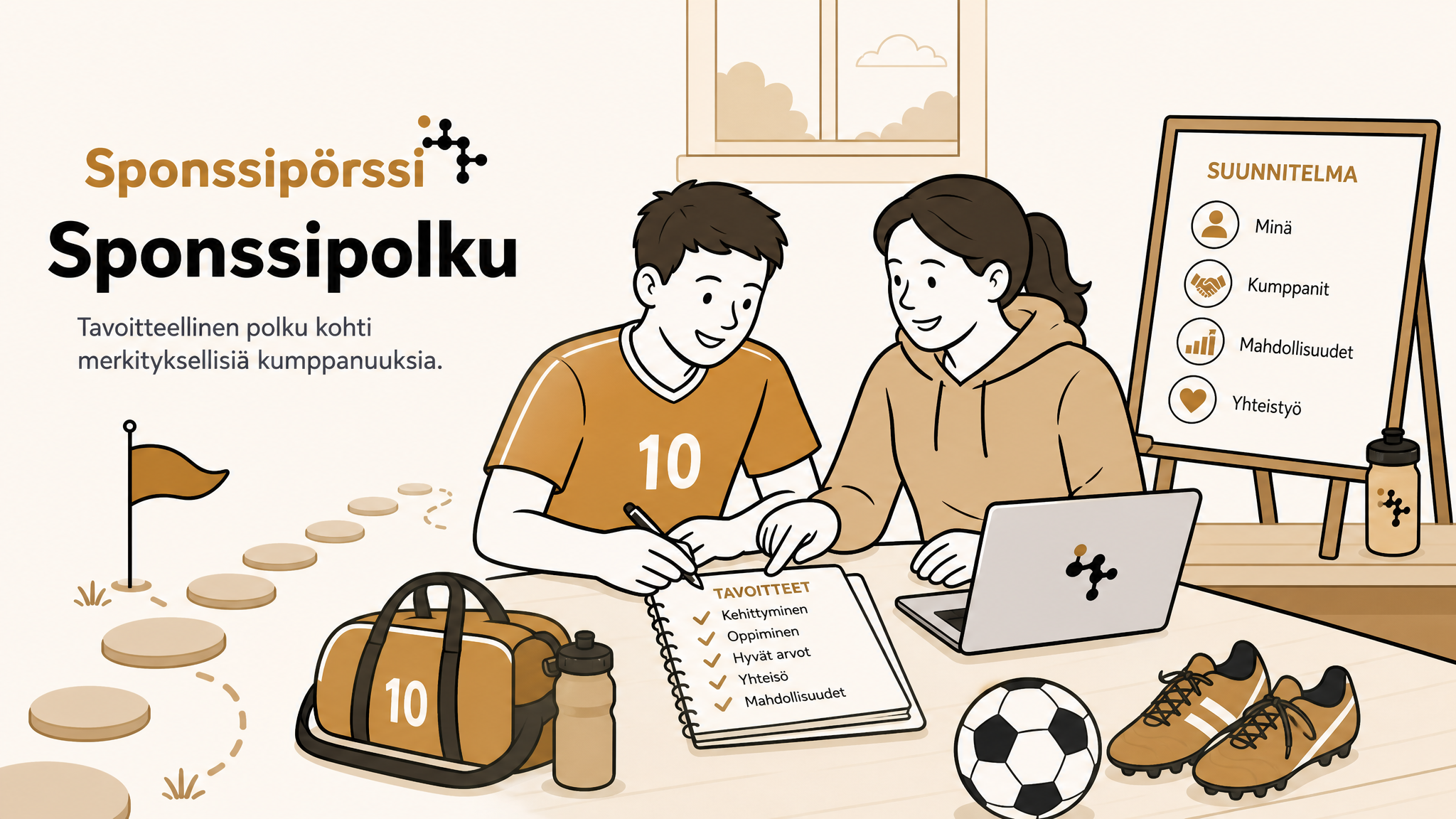 Kuinka hyvä pitää olla ennen kuin sponsorointia kannattaa miettiä?